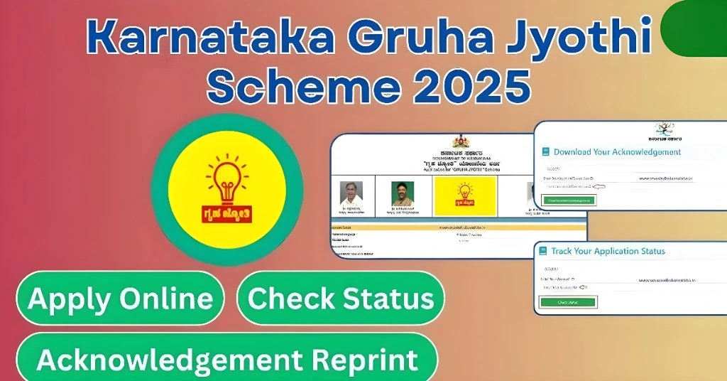 How to Reprint Gruha Jyothi Acknowledgment